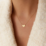 14k Gold Heart Necklace Ferkos Fine Jewelry