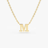 14K Gold Initial Necklace 14K Gold Ferkos Fine Jewelry