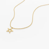 14k Star Necklace Ferkos Fine Jewelry