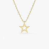 14k Star Necklace 14K Gold Ferkos Fine Jewelry