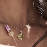 14k Shell Charm Necklace Ferkos Fine Jewelry
