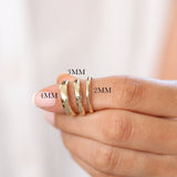 14k Classic Dome 4MM Unisex Wedding Ring Ferkos Fine Jewelry