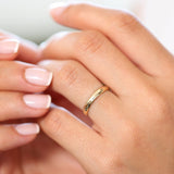 14k 3MM Classic Dome Unisex Wedding Ring Ferkos Fine Jewelry