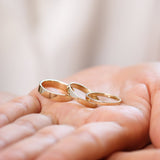 14K Flat 3MM Wedding Band Ferkos Fine Jewelry