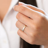 14K Flat 3MM Wedding Band Ferkos Fine Jewelry