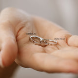 Platinum 3MM Flat Wedding Band Ferkos Fine Jewelry