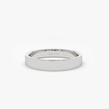 14K Flat 3MM Wedding Band Ferkos Fine Jewelry