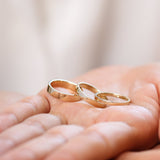 14k Flat 2MM wedding band Ferkos Fine Jewelry