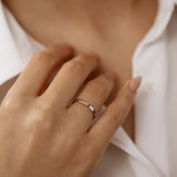 Platinum 2MM Flat Wedding Band Ferkos Fine Jewelry