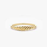 14k Gold Pluto Ring 14K Gold Ferkos Fine Jewelry