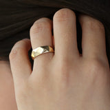 14k Pattern Bold Statement Ring Ferkos Fine Jewelry