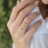 14K 3MM Twisted Rope Ring Ferkos Fine Jewelry