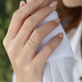 14K 2MM Twisted Rope Ring Ferkos Fine Jewelry