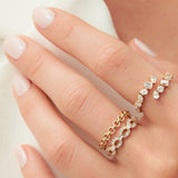 14K Gold Stackable Dainty Ring Ferkos Fine Jewelry