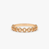 14K Gold Stackable Dainty Ring 14K Rose Gold Ferkos Fine Jewelry