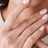 1.5MM Ribbed Ring in 14k Gold Ferkos Fine Jewelry