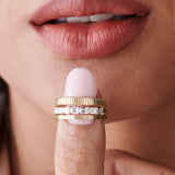 1.5MM Ribbed Ring in 14k Gold  Ferkos Fine Jewelry