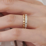 14k Petite Mini Pyramid Ring Ferkos Fine Jewelry