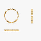 14k Petite Mini Pyramid Ring Ferkos Fine Jewelry