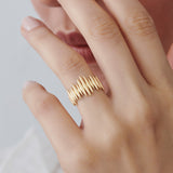 14k Unique Statement Gold Ring Ferkos Fine Jewelry