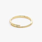 14k Gold Stacking Criss Cross Ring Ferkos Fine Jewelry