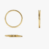 14k Gold Stacking Criss Cross Ring Ferkos Fine Jewelry