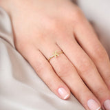 14K Gold Initial Letter Ring Ferkos Fine Jewelry