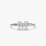 14K Gold Initial Letter Ring Ferkos Fine Jewelry