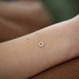 14K Gold Round Pave Diamond Bracelet Ferkos Fine Jewelry