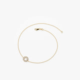 14K Gold Round Pave Diamond Bracelet Ferkos Fine Jewelry