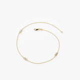 14K Gold Double Diamond Station Bracelet Ferkos Fine Jewelry