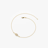 14k Gold All Diamond Evil Eye Bracelet Ferkos Fine Jewelry