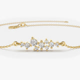 14k Diamond Cluster Bracelet  Ferkos Fine Jewelry