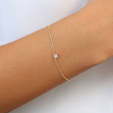 14k Diamond Star Charm Bracelet Ferkos Fine Jewelry