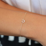 14k Mini Diamond Horseshoe Bracelet Ferkos Fine Jewelry
