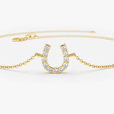 14k Mini Diamond Horseshoe Bracelet  Ferkos Fine Jewelry