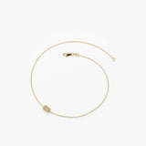 14K Gold Dainty Baguette Diamond Bracelet Ferkos Fine Jewelry