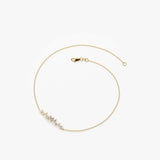 14K Gold Multi Diamond Cluster Bracelet Ferkos Fine Jewelry