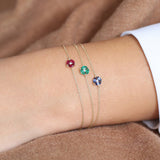 14K Gold Marquise Ruby Cluster Bracelet Ferkos Fine Jewelry