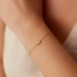 14K Gold Art Deco Chain Bracelet Ferkos Fine Jewelry