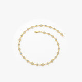 14K Art Deco Diamond Milgrain Bracelet Ferkos Fine Jewelry