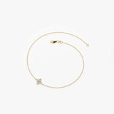 14K Gold Diamond Clover Bracelet Ferkos Fine Jewelry