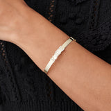 14K 5MM Sliding Diamond Initials Bangle Ferkos Fine Jewelry