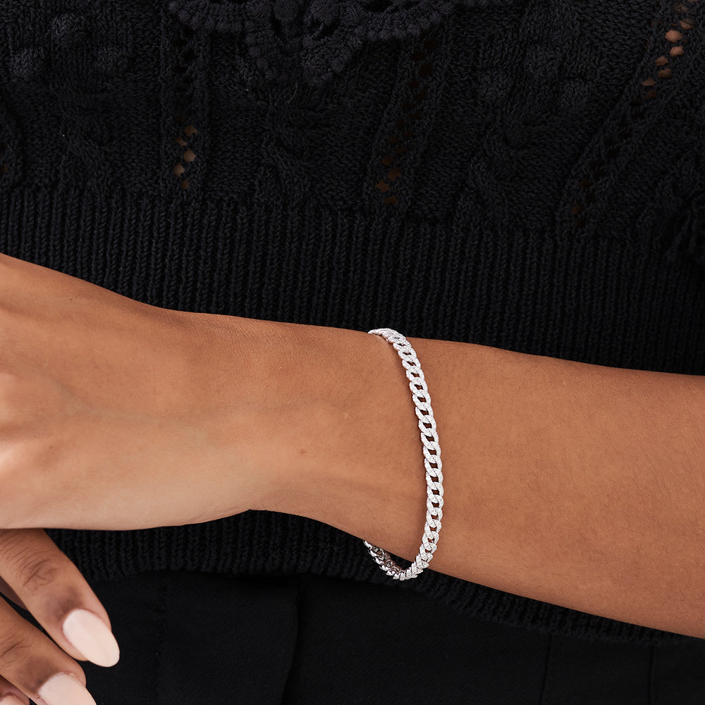 14k Diamond Cuban Link Bracelet – Ferkos Fine Jewelry