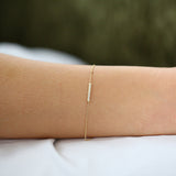 14k Diamond Bar Bracelet Ferkos Fine Jewelry