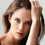 14k Gold Multi-Shape Slant Diamond Bracelet Ferkos Fine Jewelry