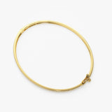 14k Three Row Pave Diamond Bangle Bracelet Ferkos Fine Jewelry