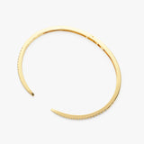 14k Cuff Diamond Bangle Bracelet 0.50 ctw Ferkos Fine Jewelry