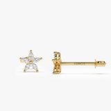 14k Marquise Diamond Floral Studs Ferkos Fine Jewelry