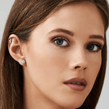 14k Tapered Baguette Unique Diamond Earrings  Ferkos Fine Jewelry